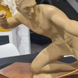 Art Deco statue sculpture from the 1950s