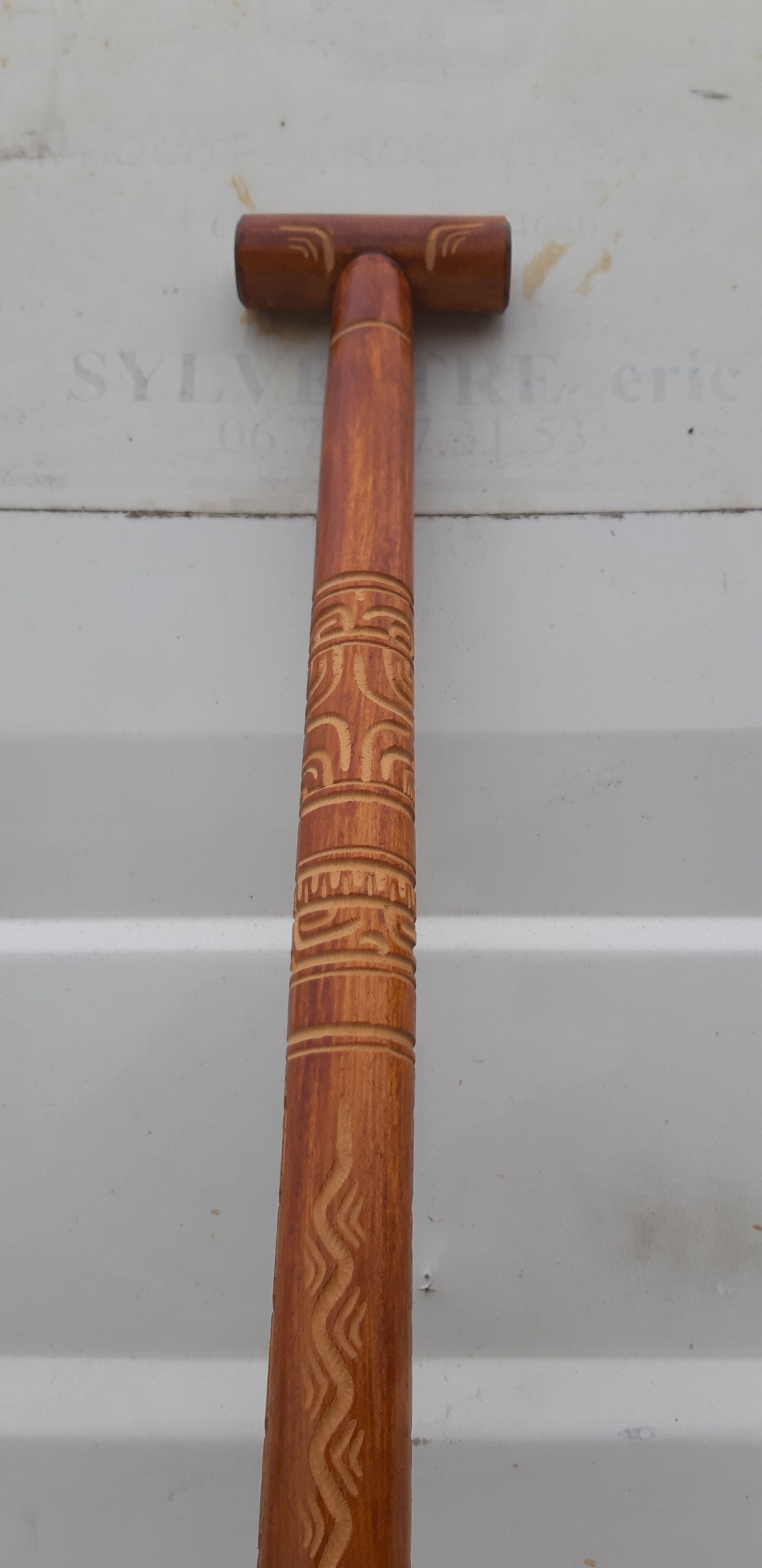 Tahitian Paddle in Exotic Wood