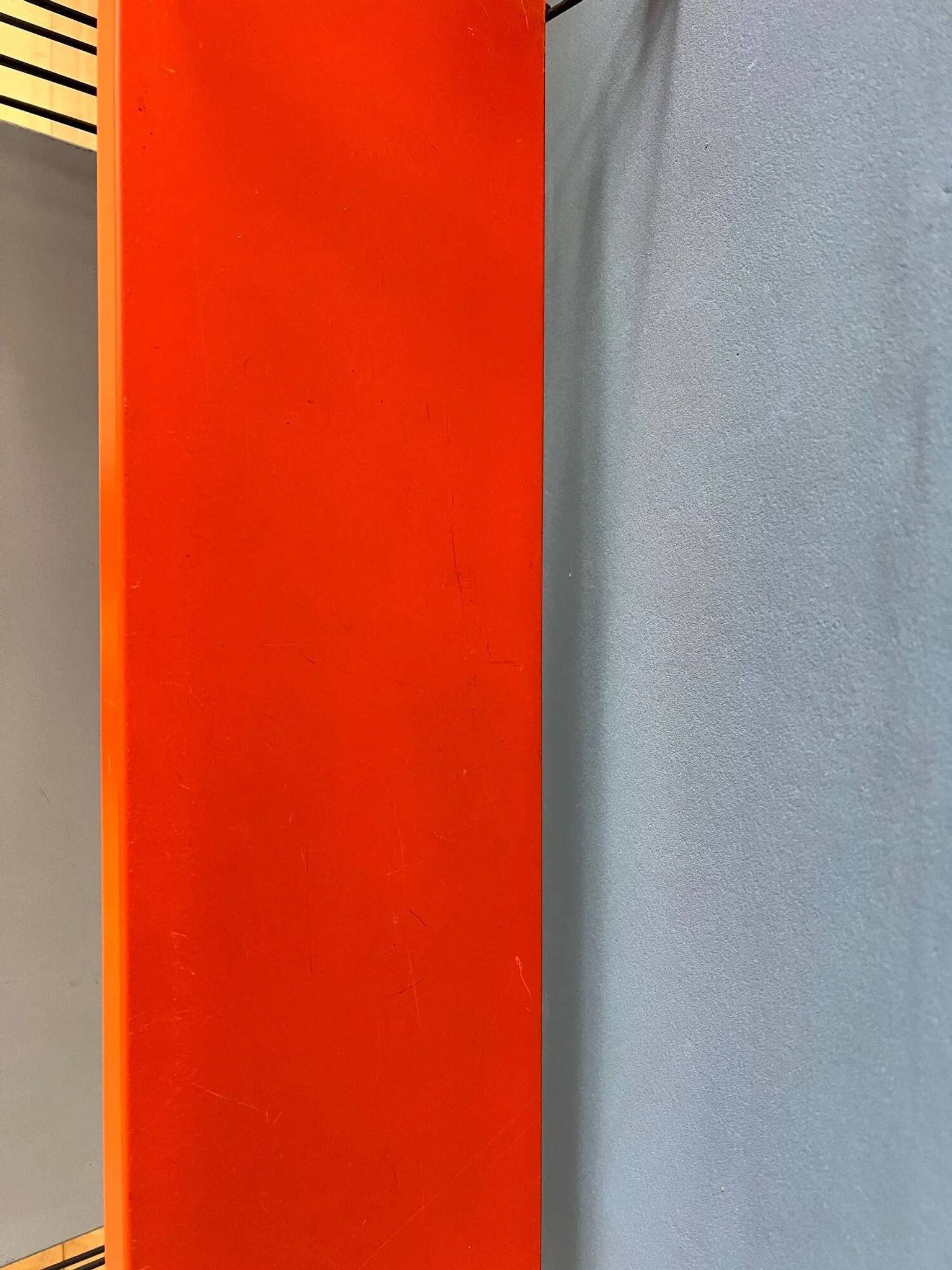 Orange, red and gray Tomado vintage modular wall system - shelves - unit