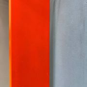Orange, red and gray Tomado vintage modular wall system - shelves - unit
