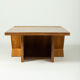 Table basse en chêne massif 1960