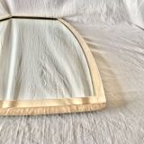 Vintage asymmetrical mirror in gilded brass