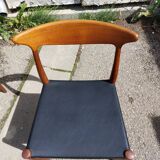 Vintage Scandinavian teak chairs by Arne Hovmand Olsen for Mogens Kold