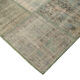 Handmade anatolian vintage 200 cm x 303 cm grey patchwork rug