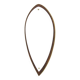 Scandinavian rosewood mirror, 88x43cm, Sweden, 1960