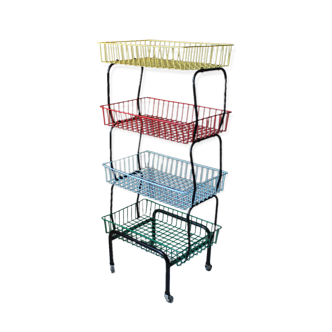 Vintage metal shelf/bookcase