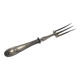 Art Nouveau silver fork for roasted beef, France, 1900s