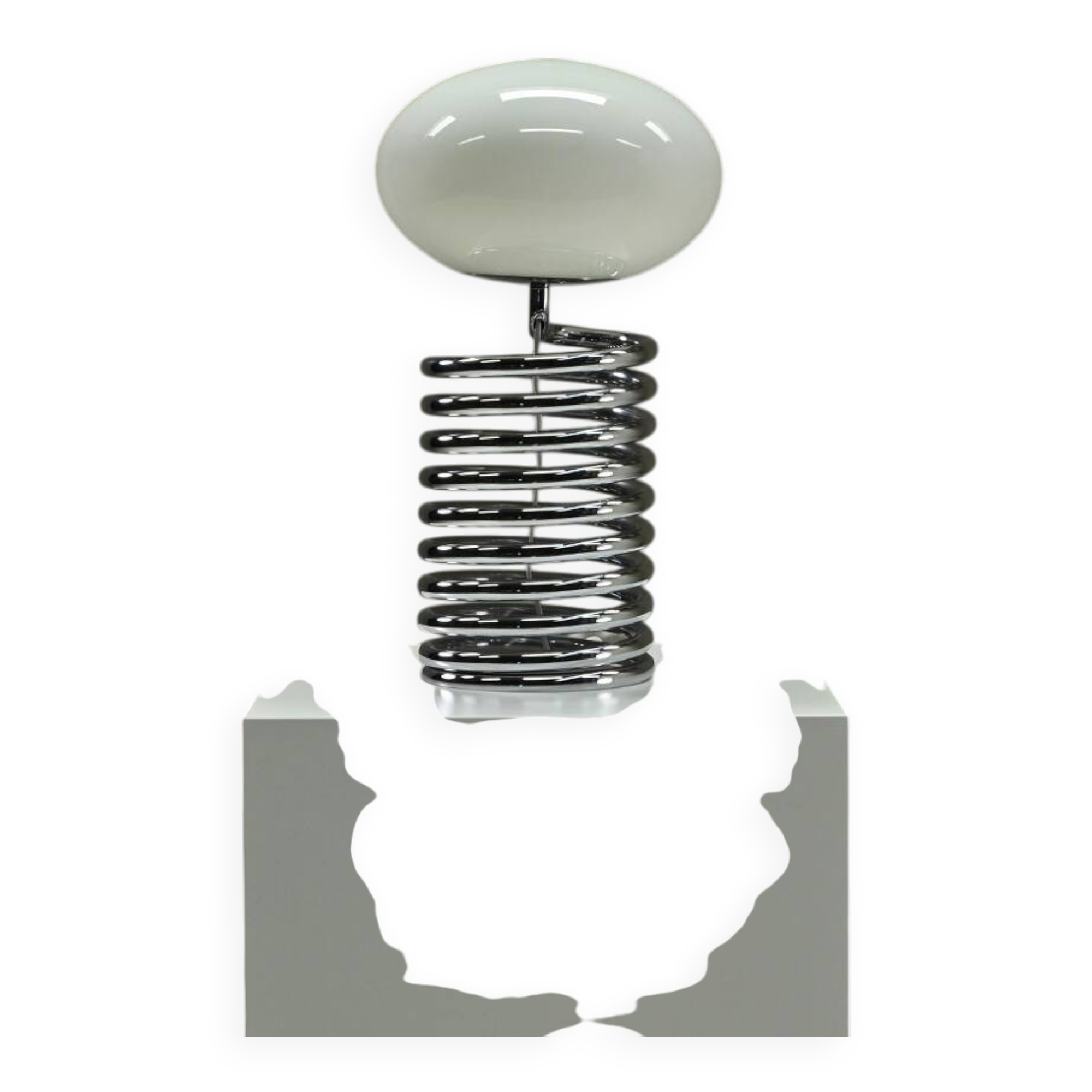 Spring table lamp by Ingo Maurer for Design M, 1960s Germany.