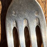 Set of 12 forks and 12 monogram spoons