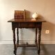 Old wooden side table