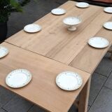 Farmhouse table with extension