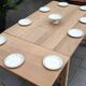 Farmhouse table with extension