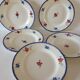 Dinner plates digoin/sarreguemines model mary-lou