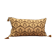 Housse de coussin ottoman style ikat ocre havane, verte olive, 30 x 50 cm