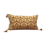 Ottoman cushion cover ikat style ochre havana, olive green, 30 x 50 cm