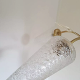 Tulip and spike chandelier with 4 fires 60s