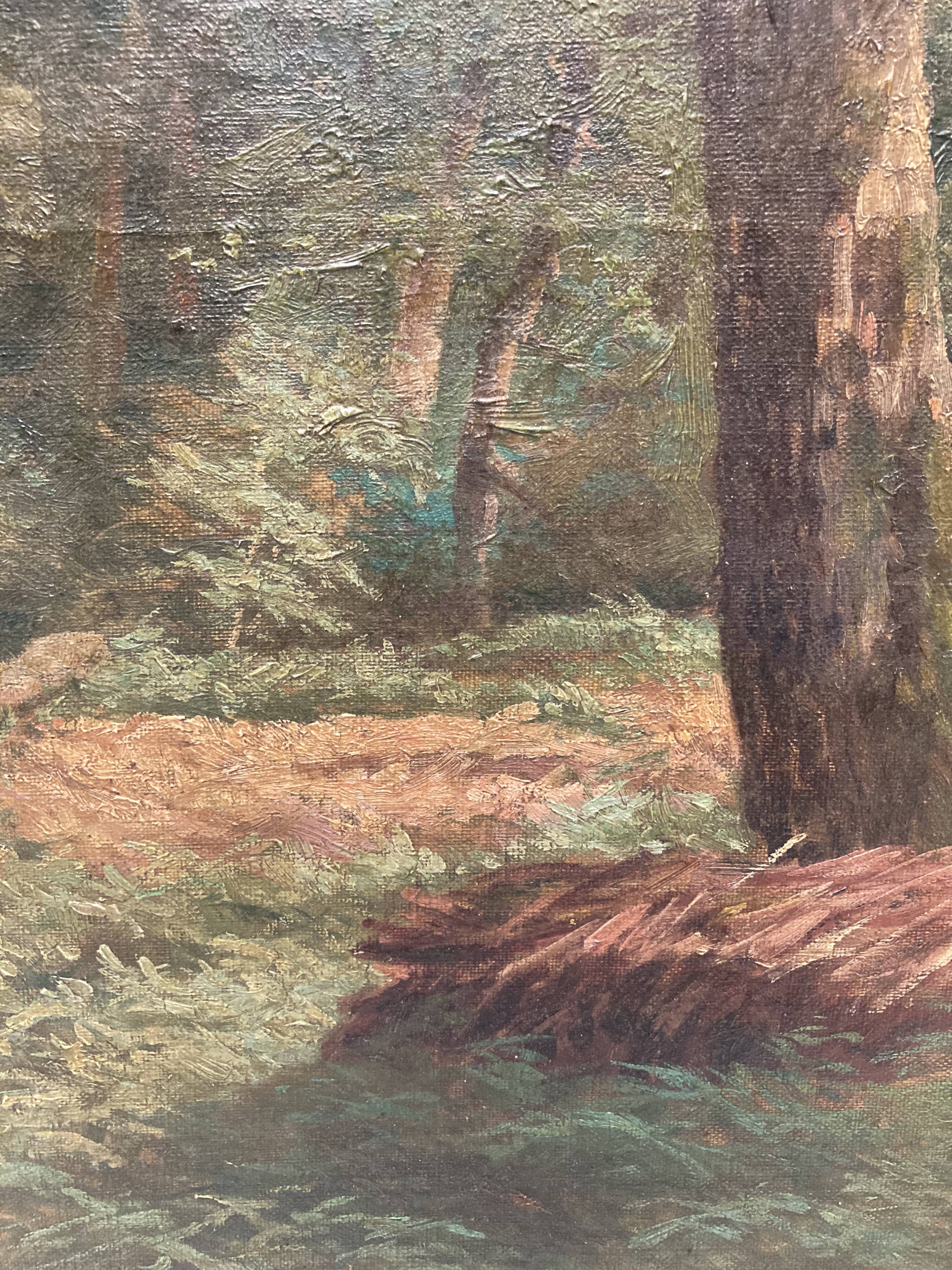 Oil painting on canvas
