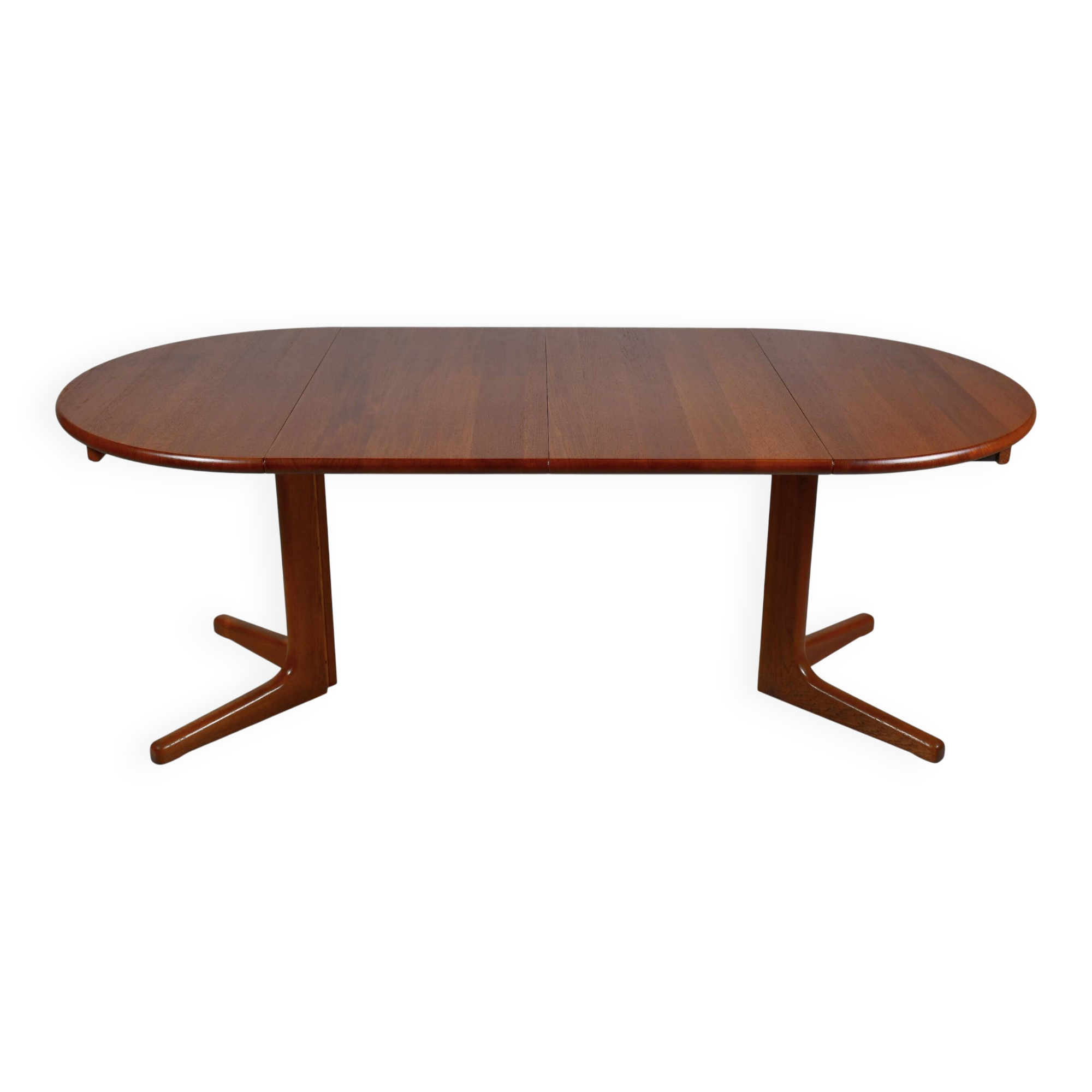 Dining table in solid teak by Glostrup, Denmark, 1970s.