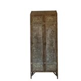 Armoire en acier vintage à 2 portes