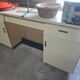 Modernist desk in formica, work from the 1950s.