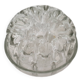Vintage glass flower stand vase with 19 holes - Made in France
