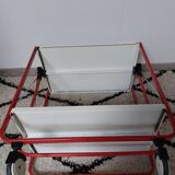 Metal server frz by lucien lepoix 1983 pop art vintage foldable rolling