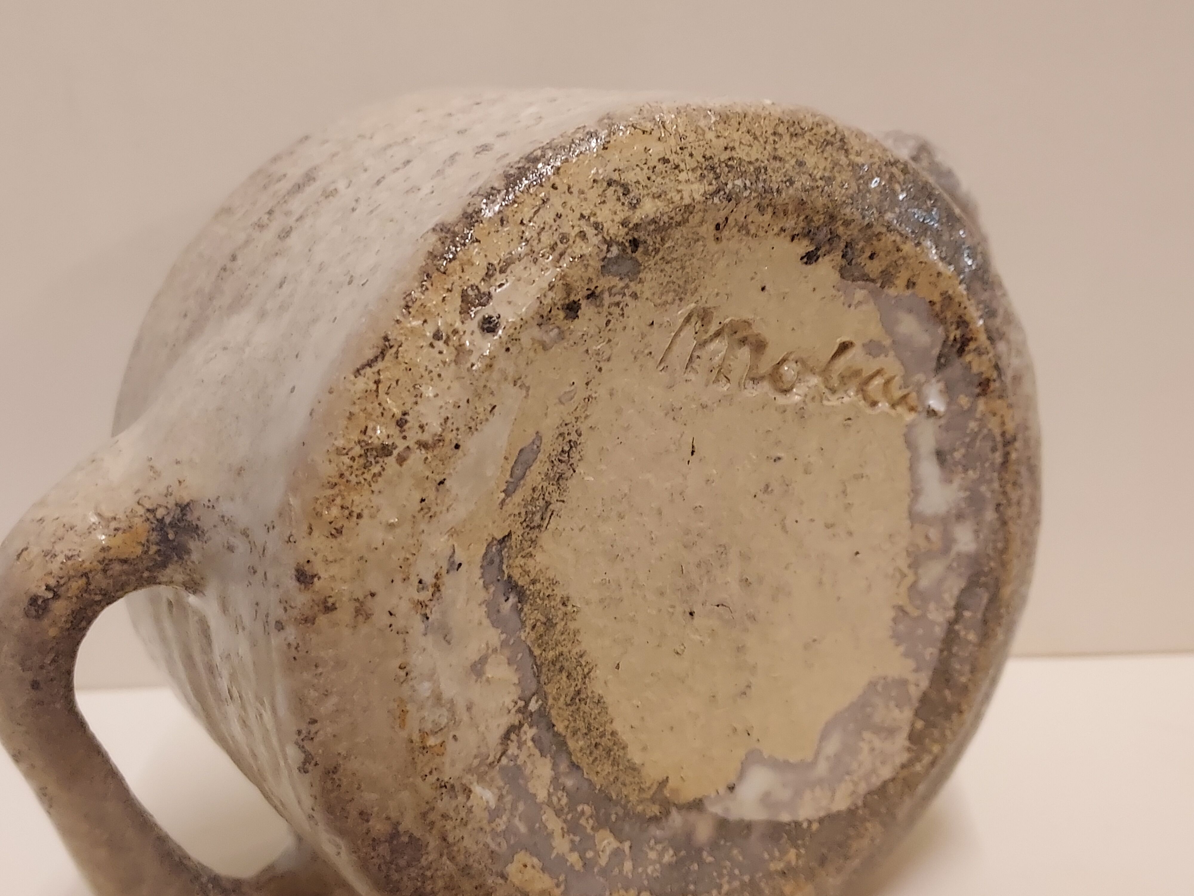 Mobach brutalist lidded pot