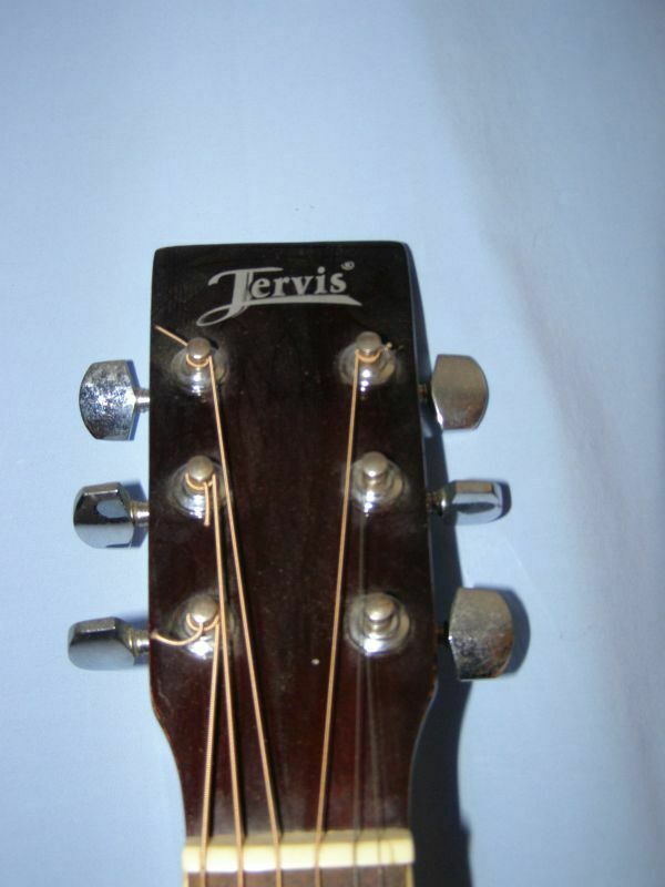 6-string folk guitar "Jervis" with stand support