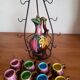 Vintage ceramic liqueur set