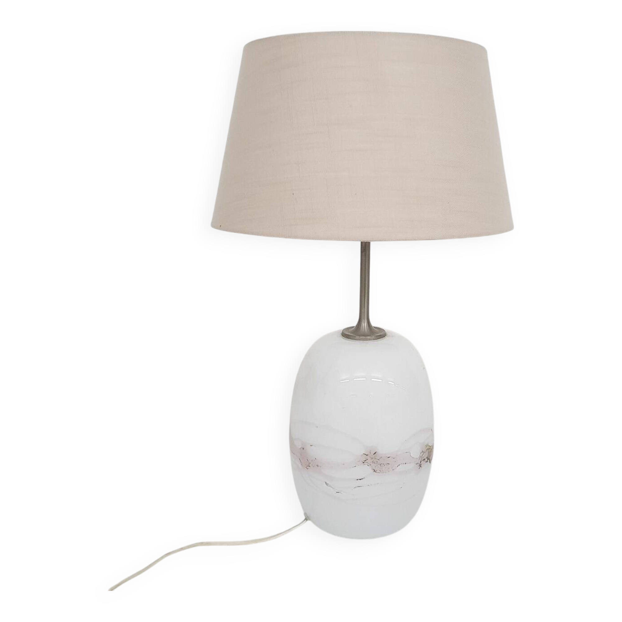 Michael Bang "Sakura" glass table light for Holmegaard, model 388, Denmark