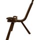 Vintage Spanish chair  stool brutalist design
