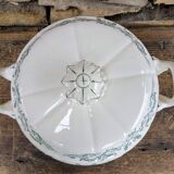 Soupière ancienne Trévise Longchamp en terre de fer