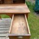 Antique solid wood desk