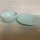 8 old Art Deco style mint cups
