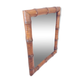 Bamboo mirror 30x24cm