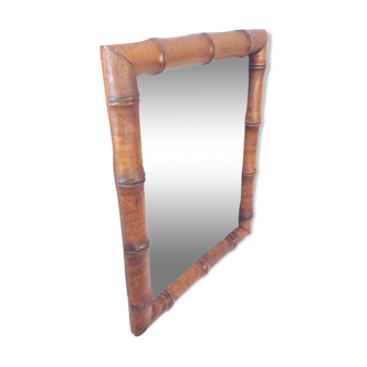 Bamboo mirror 30x24cm