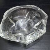 Crystal ashtray Daum France signed