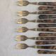 Set of 12 antique cake forks