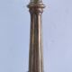 Pied de lampe bronze décor feuillagé