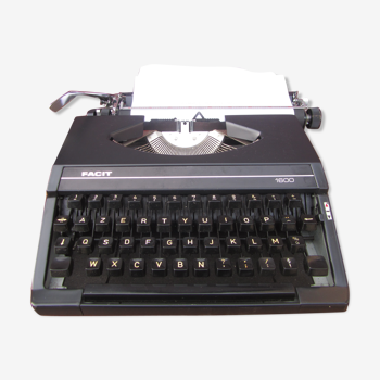 Machine à écrire facit 1600