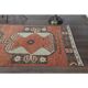 Orange Vintage Turkish Oushak Handmade Wool Runner Unique Rug 78x318
