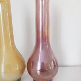 Set of two Murano glass vases