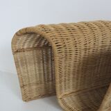 Door magazines wall in rattan Italy 70s