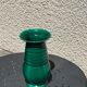 Ceramic vase enamelled green slurry style vallauris vintage 1950