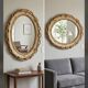 Miroir ovale style néo-classique