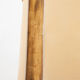 Art deco wrought iron lacquered and gilt leafs floor lamp france, 1930s