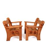 David Rosèn, pair of Berga armchairs for Nordiska Kompaniet, 1944.