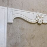 Carrara marble pathee façade element
