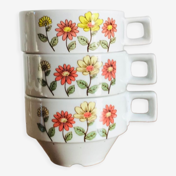 Set of 3 coffee cups