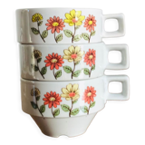 Set of 3 coffee cups